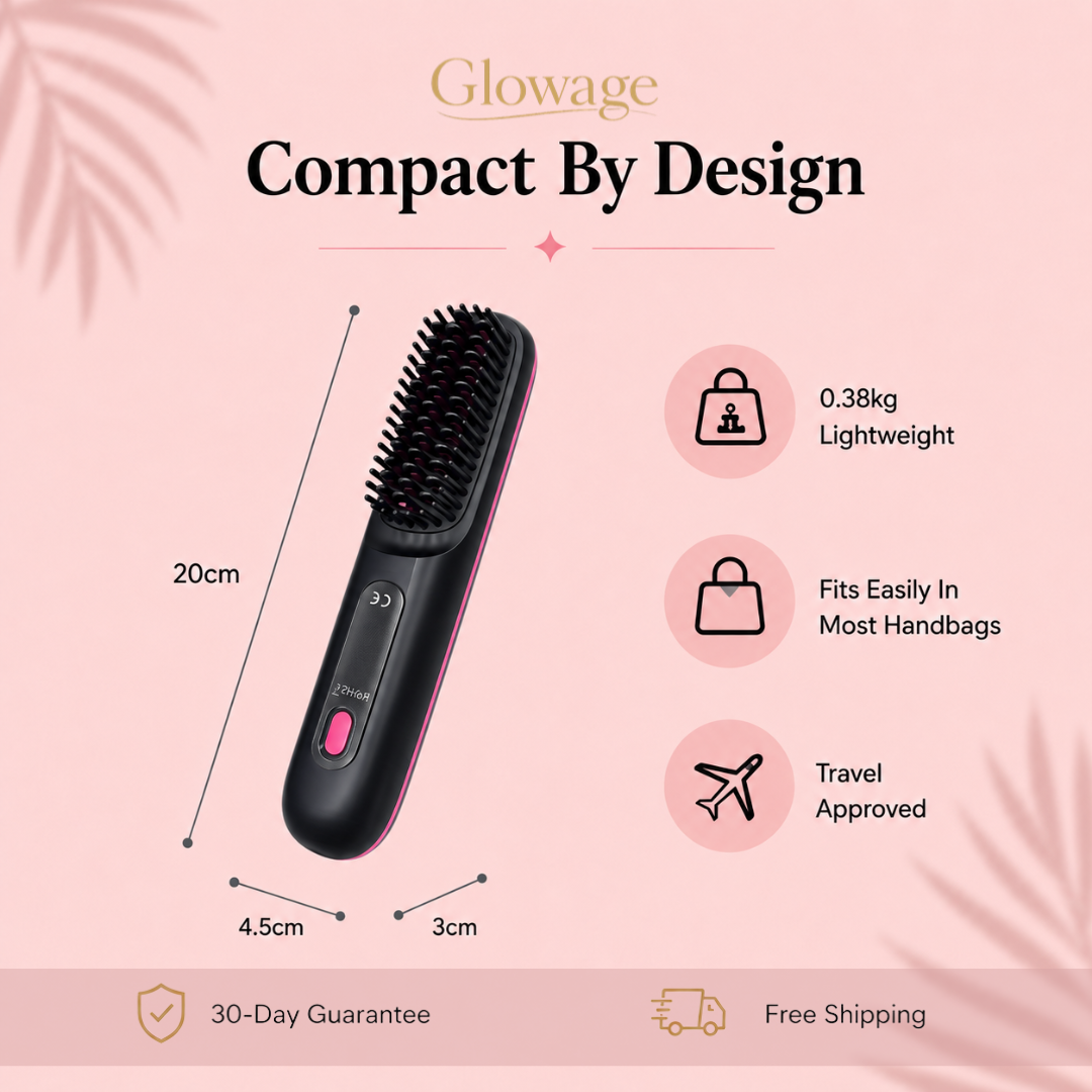 SleekBrush™ | Cordless Hair Smoothing Brush