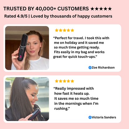 SleekBrush™ | Cordless Hair Smoothing Brush