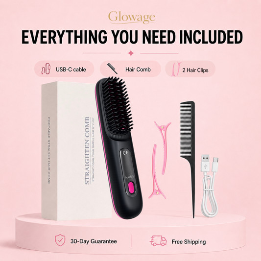 SleekBrush™ | Cordless Hair Smoothing Brush