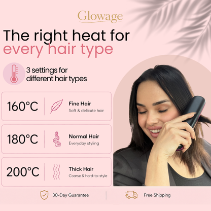 SleekBrush™ | Cordless Hair Smoothing Brush
