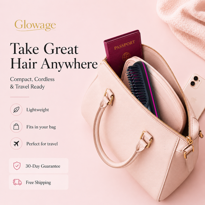 SleekBrush™ | Cordless Hair Smoothing Brush